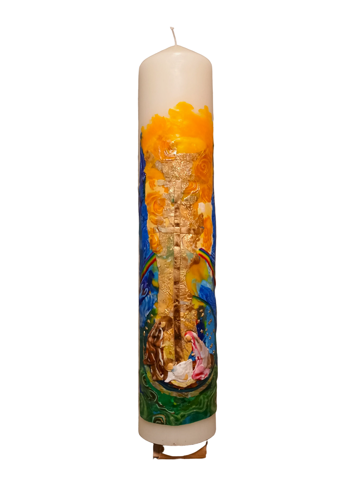 "Weihnachten blüht" (10x50 cm)