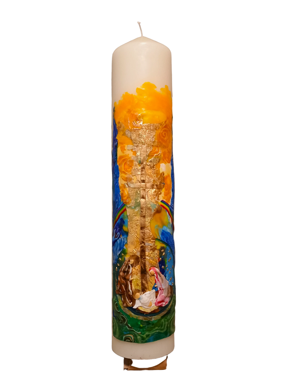 "Weihnachten blüht" (10x50 cm)
