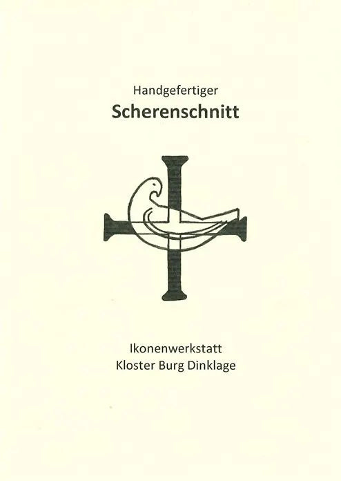 Scherenschnitt „Hl. Marta“