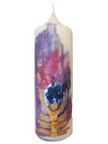 Kerze "aus der Tiefe" (8x25 cm)